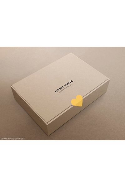 Duko Home Gold Color Heart Label / Sticker