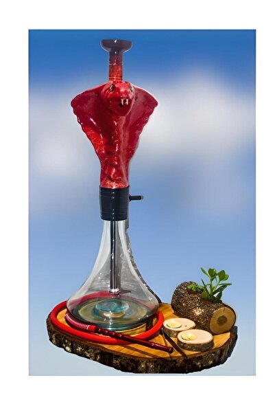 selimler Çelik Büyük Boy Paslanmaz Özel Üretim Kobra Nargile Takımı