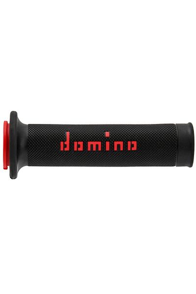 domino Red Motorcycle Grip Set