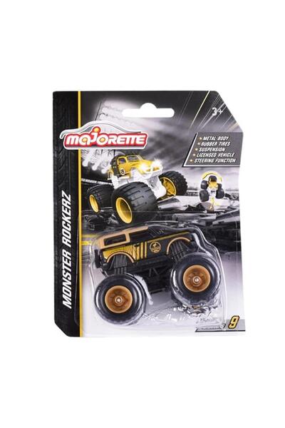 Majorette لعبة سيارة مونستر روكيرز جولد إصدار محدود 9 فورد برونكو وايلد تراك