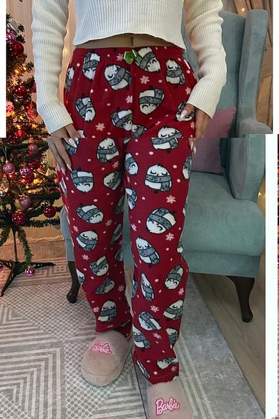 Gizem iç giyim POLAR WINTER PAJAMAS SINGLE BOTTOM SOFTIGHT