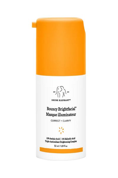 Drunk Elephant Bouncy Brightface™ - قناع منقي ومشرق للوجه 50 مل