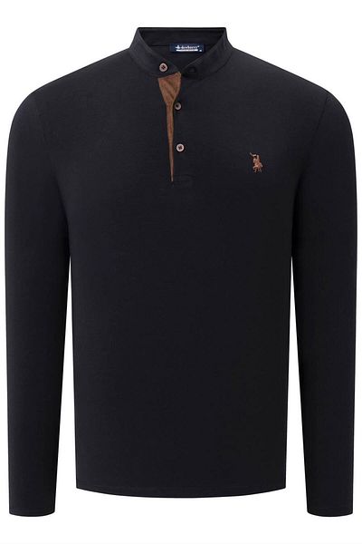 Dewberry SET OF FIVE V4009 DEWBERRY MEN'S SWEATSHIRT-BLACK-DARK BLUE-WHITE-BURGUNDY-ANTHRACITE