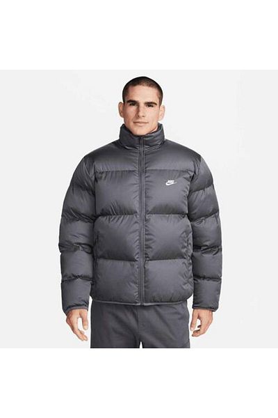 Mens grey nike coat discount