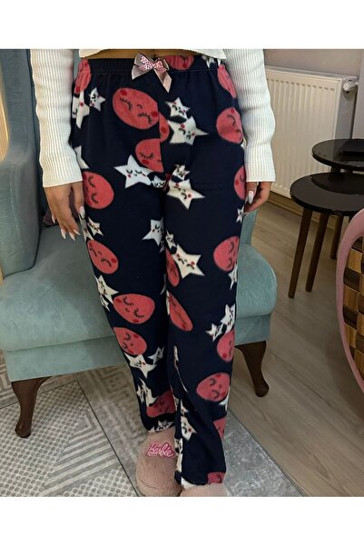 Gizem iç giyim بيجامة شتوية من الصوف ذات قاع واحد ناعم