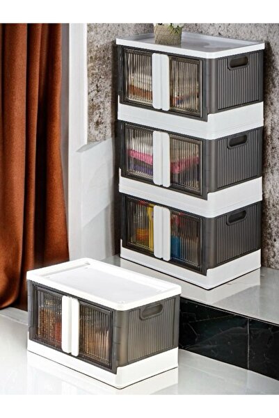 Akkoyunlu home 4 lü Katlanır Istiflenebilir Çift Kapaklı Düzenleyici Organize...