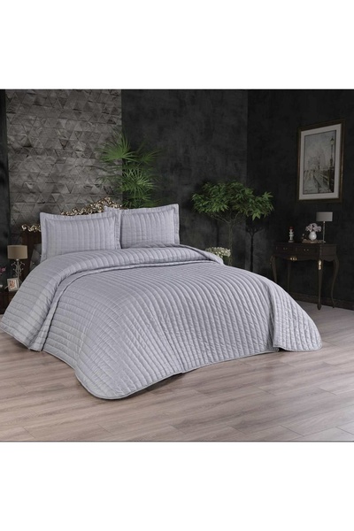 KANAVİÇE HOME Yıldız Tek Kişilik Günlük Pamuklu Yatak Örtüsü