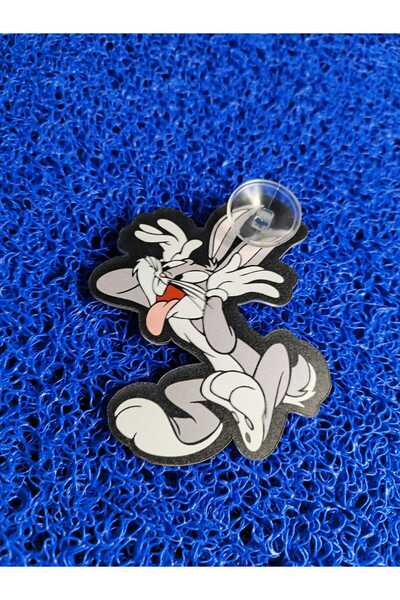 CEBECİOTO BUCK BUNNY - زخرفة زجاجية لشخصية الفيلم مع كوب شفط