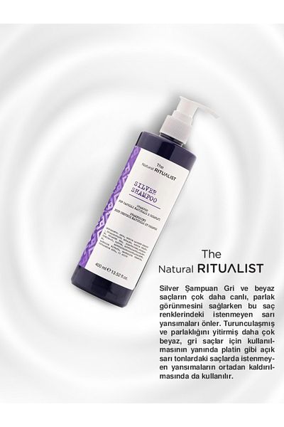 The Natural Ritualist 400ml Silver Purple Anti-orange Shampoo