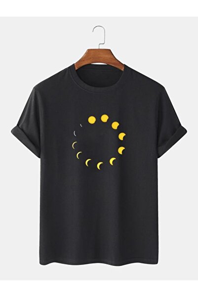 Vordevia Mesečeva Štampano crna majica