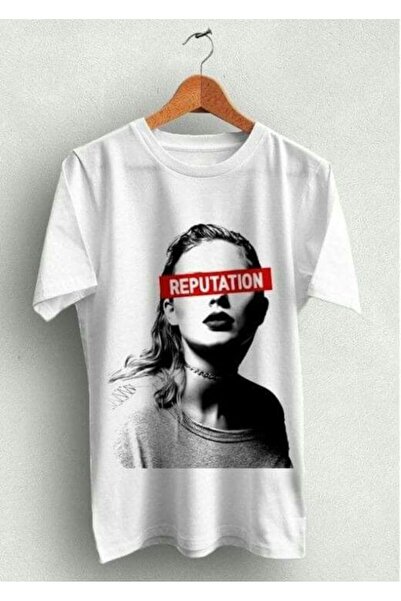 Vordevia Reputacija Štampano Bela Oversize kroj Majica