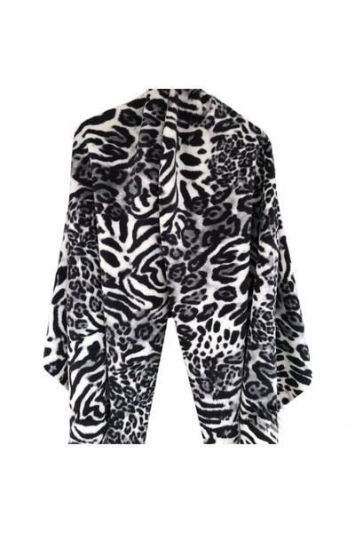 UgurToyss Winter Fleece Shoulder Shawl Soft Textured Thick Shoulder Shawl Scarf Cafe, Restaurant, Hotel Shawl