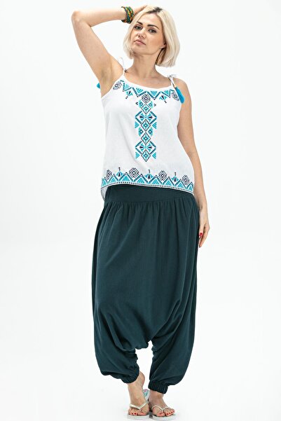 Eliş Şile Bezi Agățat Sile Cloth Atiye Bluză Albă Albă