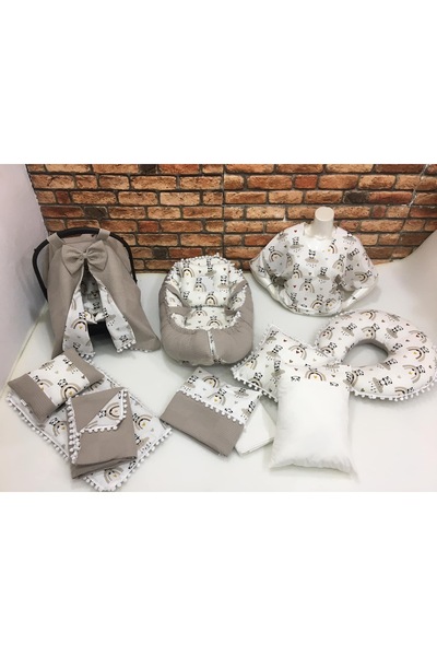 BUSEBABYHOME Çok Amaçlı Babynest , Puset Örtüsü , Alt Açma Ve Battaniye, Nevr...