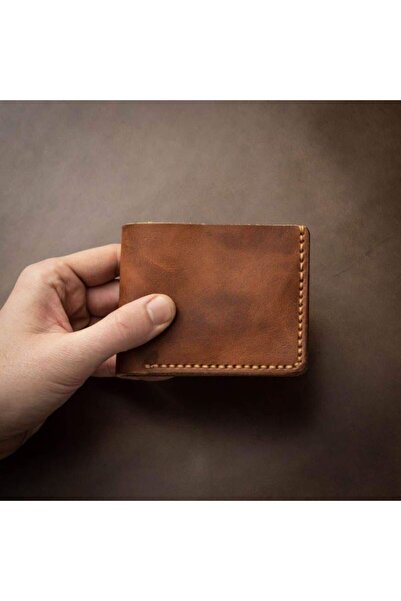 ÖZTÜRK DERİ Πορτοφόλι Crazy Leather Special Handmade Vintage