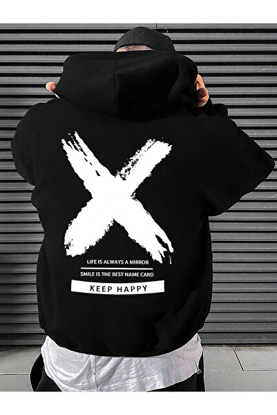 BEGRİFF Γραπτό φούτερ Unisex Keep Happy
