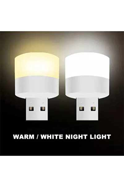 DÖFİER Döfier Usb Led Mini Lamba 5W Powerbank, Bilgisayar, Laptop Uyumlu 2 Adet