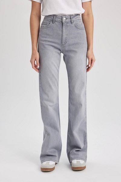 DeFacto Mia Flare Fit - Dlouhé džíny s pravidelným pasem B7051ax24sp