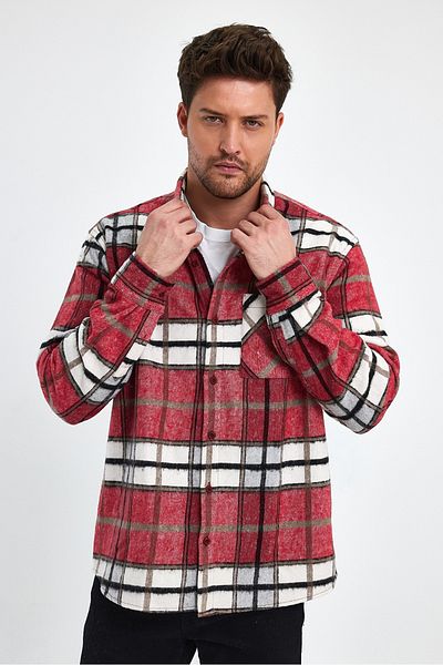 AMAZING CRASH Checked Plaid Lumberjack Shirt