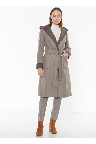 Dewberry Z6422 DEWBERRY PALTO-DÜZ BEJ