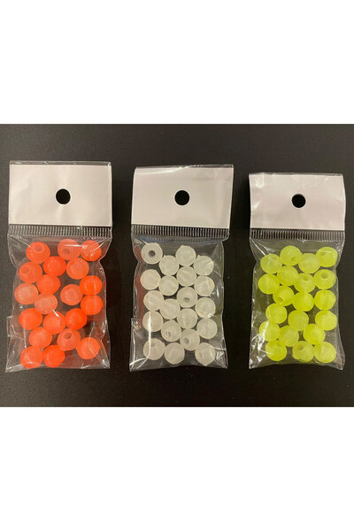 ALDOS Sazan Silikon Boncuk Dip Yemi 10 Mm 3'lü Set