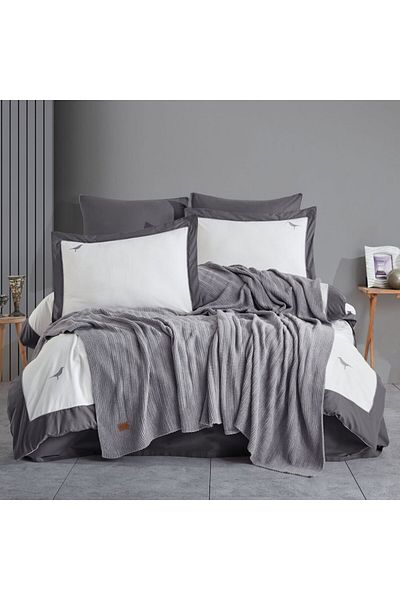 Hobby Double New Fancy Blanket Set, Blanket Duvet Cover Sheet Pillowcase