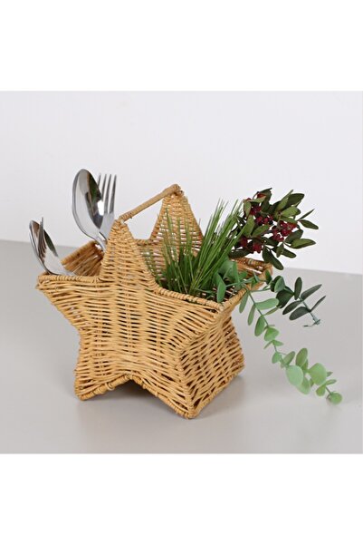Mylamp Yıldız Rattan 20x11x20 cm. Dekoratif Düzenleme