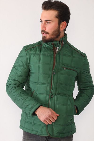 Dewberry M8640 Men's Coat-green