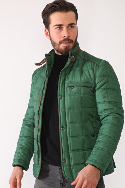 Dewberry M8640 Men's Coat-green