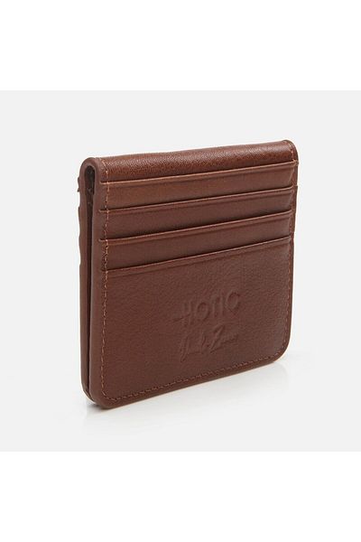 Hotiç Мъжки портфейл - естествена кожа, цвят орех, модел Danilo Zanna