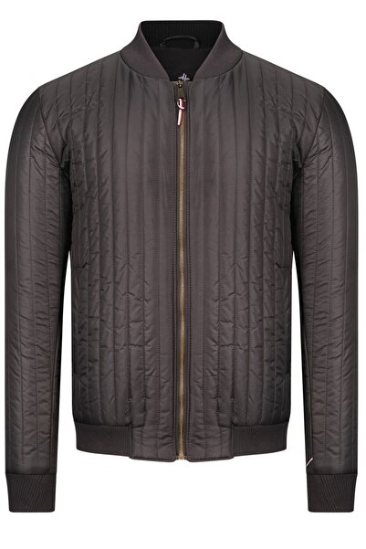 Dewberry M8643 Erkek Mont-desenli Antrasit