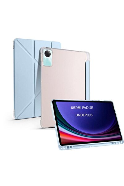 UnDePlus Xiaomi Redmi Pad Se 11inç Kılıf Kalem Bölmeli Trifolding Case