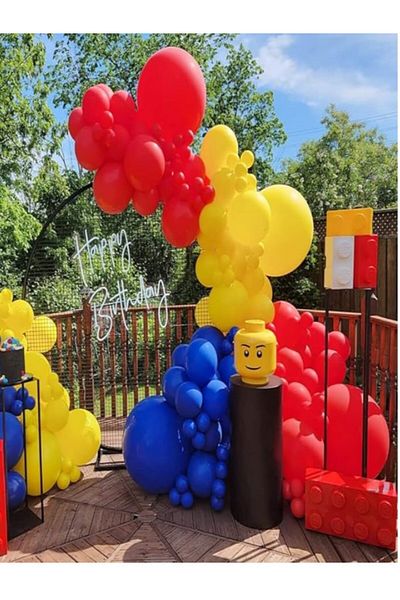 party mix Roblox Birthday Balloon Chain Set 65 Pieces
