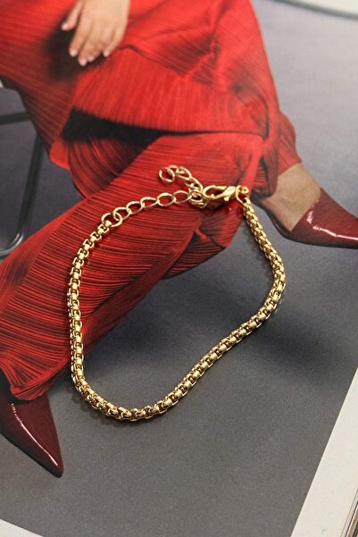 Trendy Butik سلسلة ضيقة مفصلة سوار
