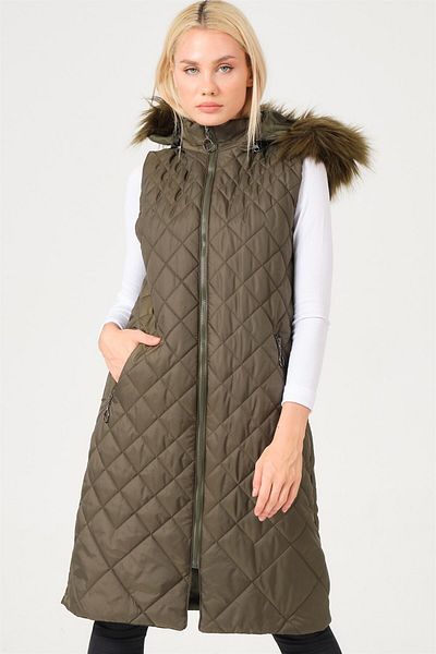Dewberry Z6718 Vest-light Khaki