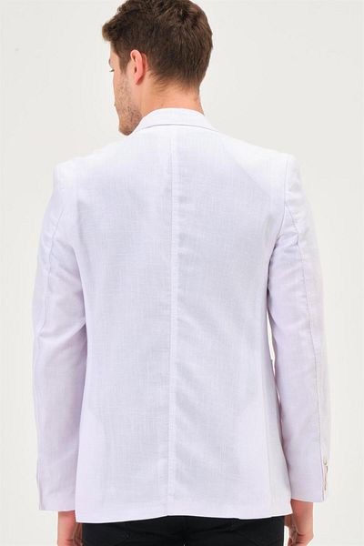 Dewberry C9059 DEWBERRY MEN'S JACKET-BLACK WHITE