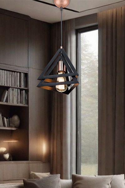 AG LightDesign Black Pendant Chandelier Bedroom Living Room Kitchen Hallway Lamp