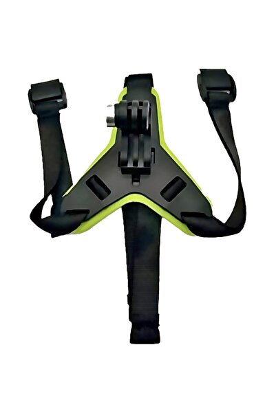 Knmaster Tüm Aksiyon Kameralara Uyumlu Kask Çene Bağlantı Kayışı Sarı