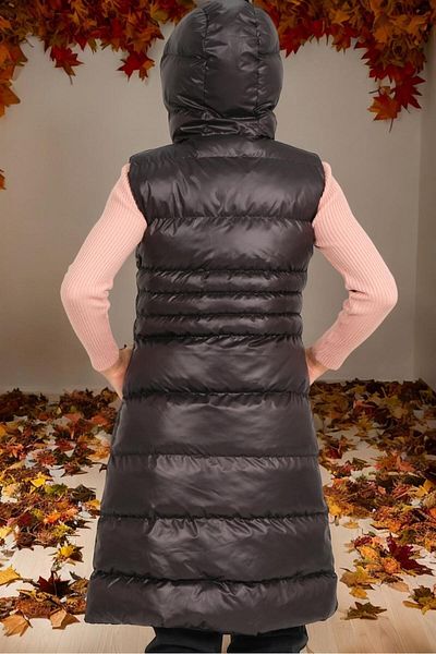 Dewberry Z6757 DEWBERRY VEST-PLAIN BLACK