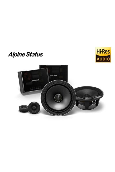 Carvocal Alpine Status Hi-Res 2 Yönlü Komponent Hoparlör Seti (16,5 cm)