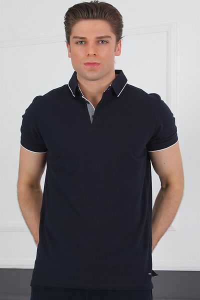 Dewberry T8579 Men's T-shirt-navy blue