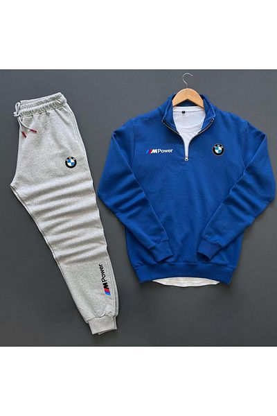 viperkombin M Power Half Zipper Jacket and Tracksuit 2-Piece Winter Combination