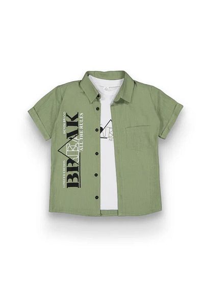CRAX MEN'S SHIRT TEE DOUBLE SET