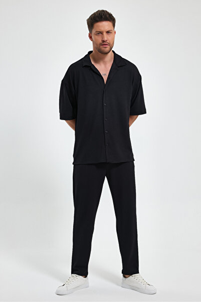 Quik-max Twist Knitted Shirt Bottom Top Set