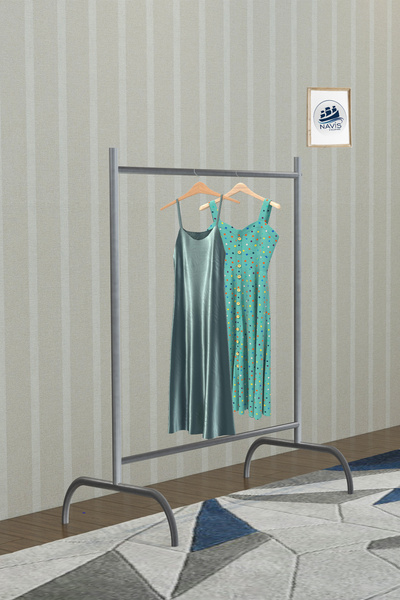 Navis Home Ayaklı Askılık Konfeksiyon Askısı Metal Konfeksiyon Elbise Askılığ...