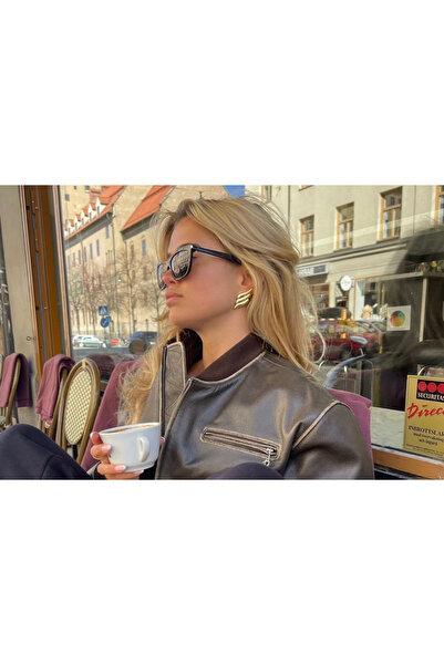 AURRARİ Hailey Vintage Wing Gold Küpe