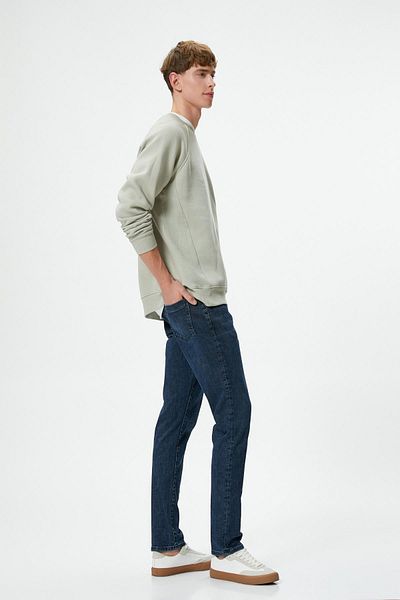 Koton Men's Indigo Stone Jeans