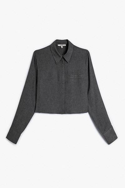 Koton Anthracite Women's Shirt 4WAK60299PW