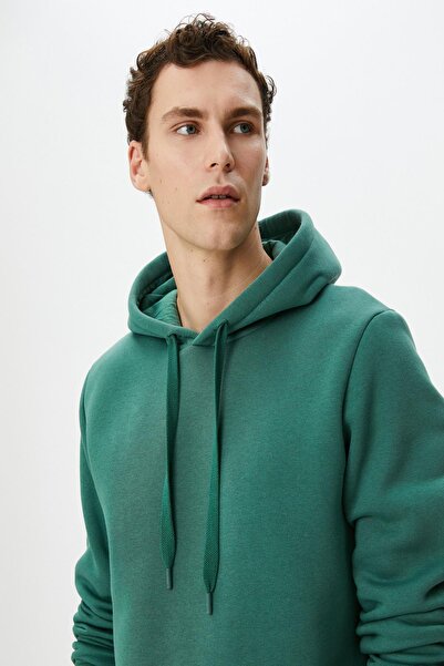 Koton Ανδρικό πράσινο φούτερ