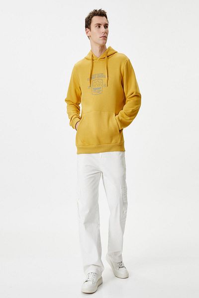 Koton Ανδρικό φούτερ Mustard 4WAM70223MK